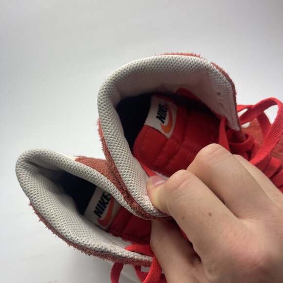 Nike Blazer Mid, Orange Suede Shoes Sneakers, Women’s 5.5 (518171-801) - Picture 12 of 14